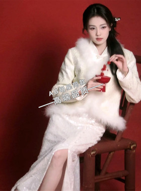 白鹿2026马年春晚同款新中式外套汉服唐装上衣马面裙半身裙子套装
