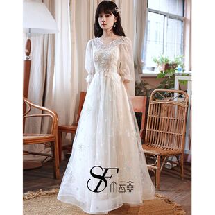 大码晚礼服女胖mm 显瘦2025夏季宴会气质高贵长款遮肚礼服裙200斤