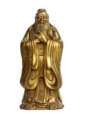 纯铜孔夫子教师节工艺礼品