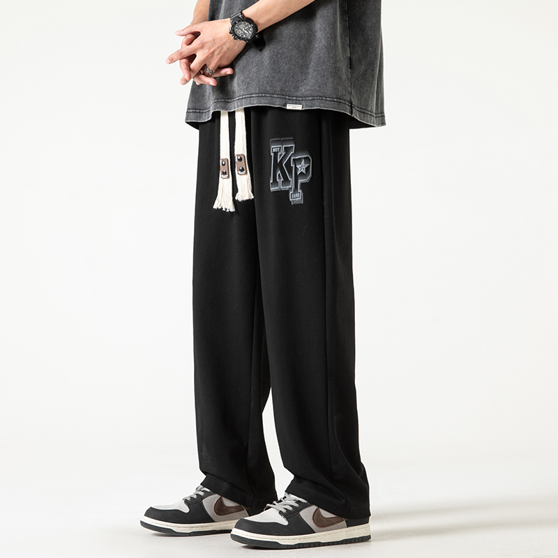 男士春潮流运动卫裤长裤拖地休闲男直筒潮XZ1111K302P40,男装休闲裤,星座1106-3（原星座1111）