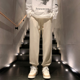 2024秋男士宽松卫裤个性休闲运动裤韩版束脚裤潮XZ1111~661P45，男装休闲裤，星座1106-3（原星座1111）