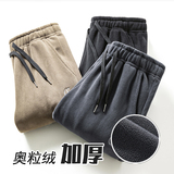 奥粒绒男士加绒卫裤潮流休闲男裤青春流行男长裤K2810P50，男装休闲裤，星座1106-3（原星座1111）