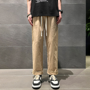 2023男士纯棉高性价比直筒工装男裤XZ1111-316P45图片