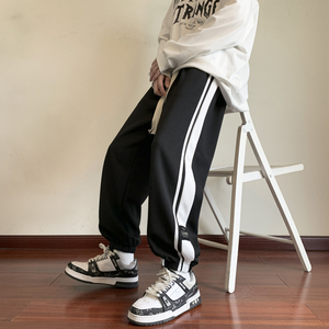 秋季新款男士宽松卫裤个性休闲运动裤韩版束脚裤潮XZ1111~656P45图片