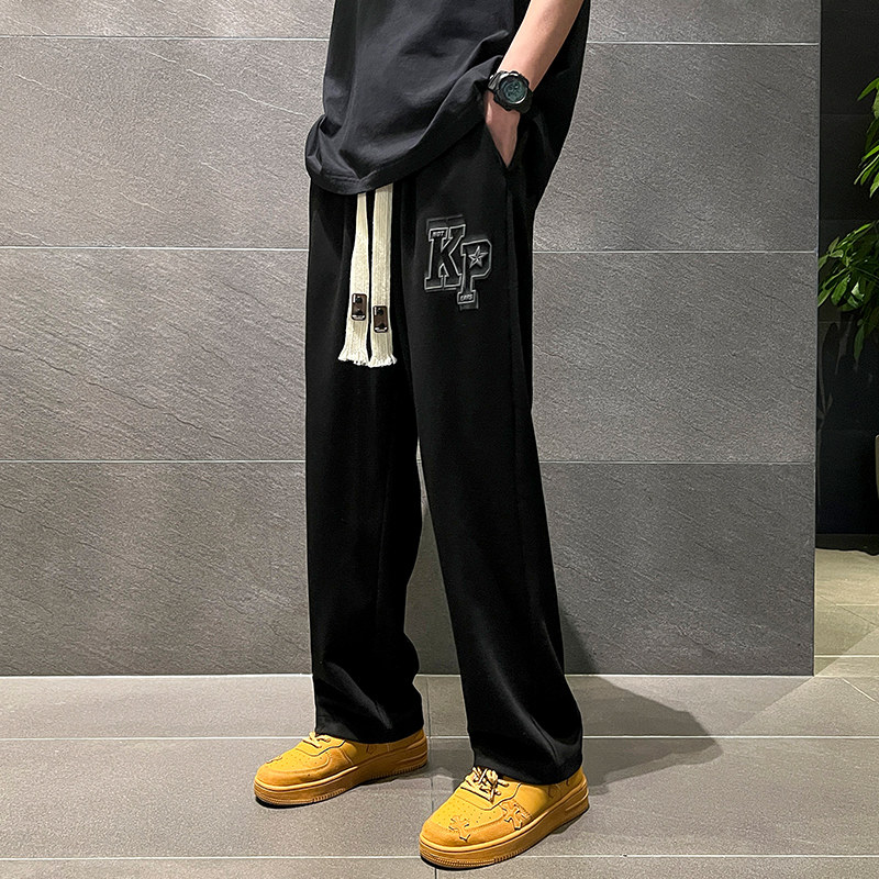 男春夏潮流运动卫裤长裤拖地休闲男直筒潮XZ1111K302P40,男装休闲裤,星座1106-3（原星座1111）