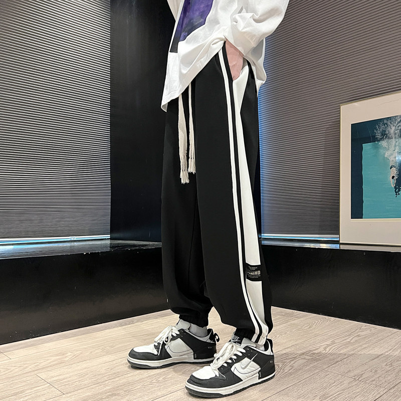 春款男士宽松卫裤个性休闲运动裤韩版束脚裤潮XZ1111~656P45,男装休闲裤,星座1106-3（原星座1111）