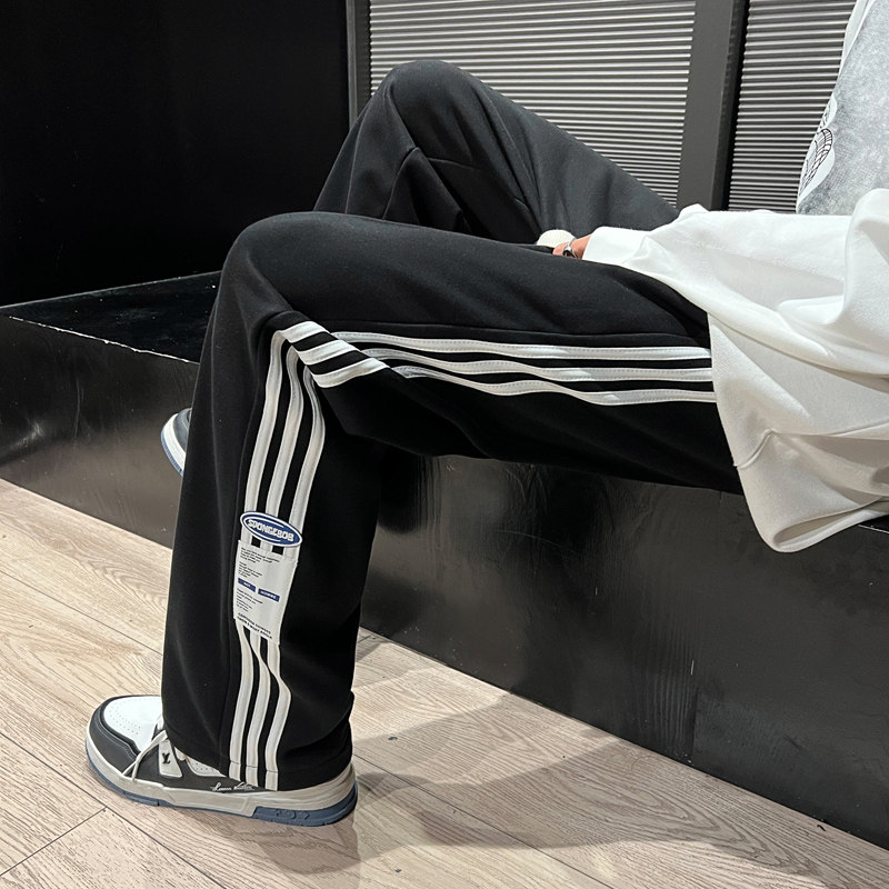 秋季直筒宽松型时尚潮牌休闲裤男青春流行长裤K627P50,男装休闲裤,星座1106-3（原星座1111）