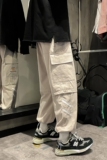 爆款港风男士抽绳束脚工装裤宽松休闲裤K1518P55，男装休闲裤，星座1106-3（原星座1111）