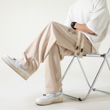 男士春潮流运动卫裤长裤拖地休闲男直筒潮XZ1111K302P40，男装休闲裤，星座1111