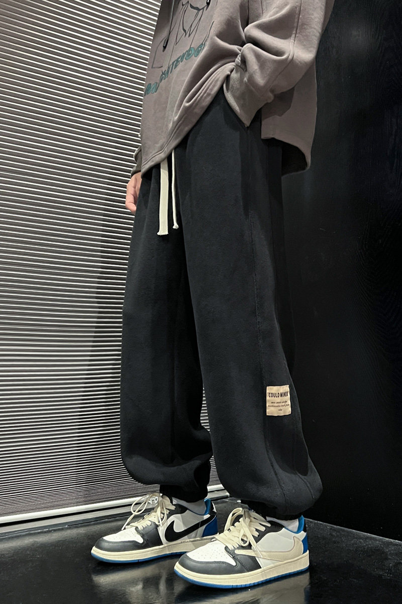 束脚宽松秋冬季潮流休闲裤男青春流行长裤潮K629P48,男装休闲裤,星座1106-3（原星座1111）