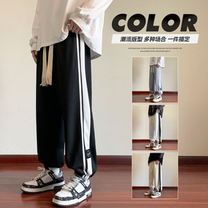 秋季新款男士宽松卫裤个性休闲运动裤韩版束脚裤潮XZ1111~656P45图片