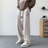 男休闲卫裤长裤拖地裤男直筒裤潮XZ1111K302P40，男装休闲裤，星座1106-3（原星座1111）