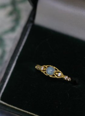 《EYE OF HORUS》埃及法老守护神18K金色异域风戒指出口美国新款