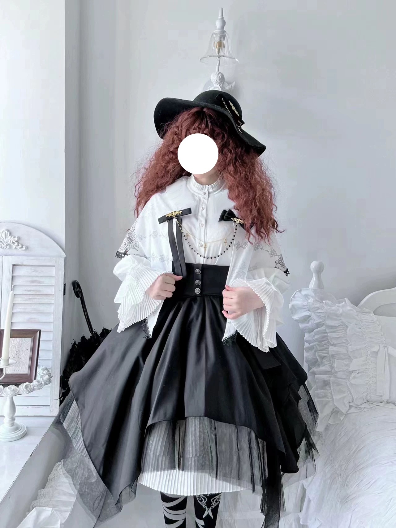 现货Lolita洛丽塔连衣裙 哥特风二次元全套套装