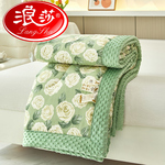 浪莎新款秋冬可机洗安抚豆豆被成人空调被春秋被单人被夏凉被四季