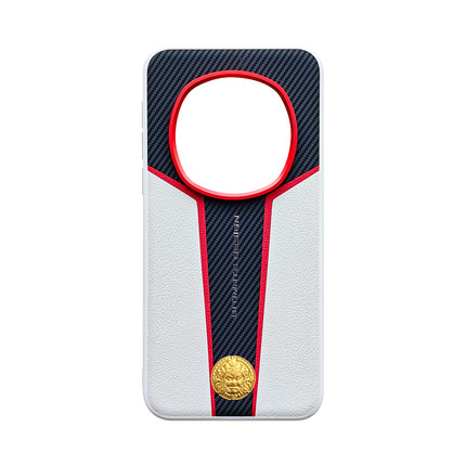 黄财神适用荣耀Magic8/Magic7 Pro/500Pro手机壳素皮轻奢简约商务保护套支持定制