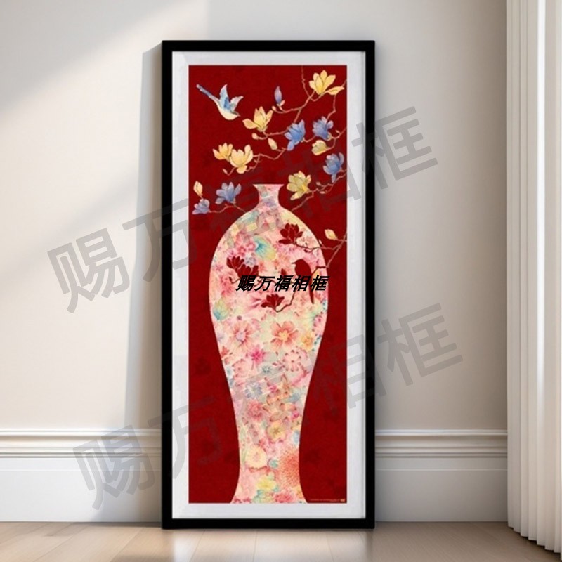 繁花似锦拼图相框1000片配套框88*33金属实木画框裱框裱框专用框