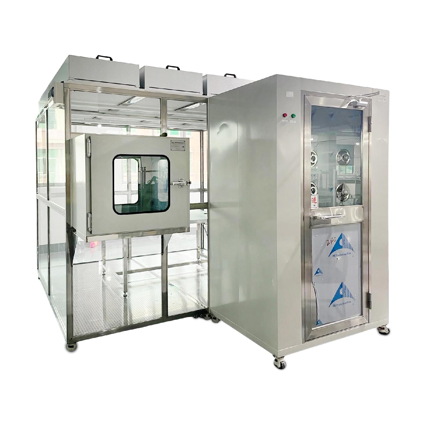 百级带风淋室封闭无尘车间洁净棚