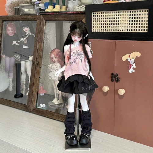 BJD4分体娃衣甜美风格少女大四胖四普四可穿辣妹清新套装bjd衣服