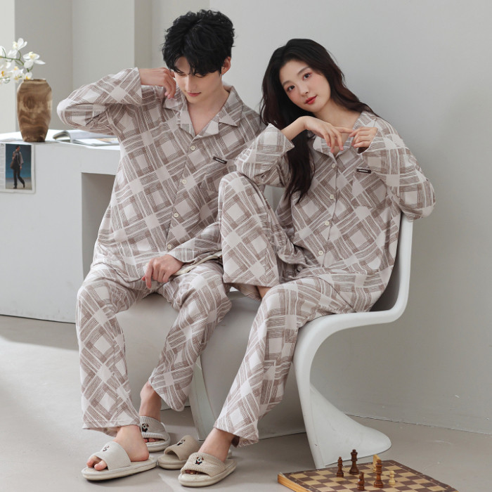 男士德绒睡衣女绒秋冬长袖开衫可爱卡通保暖防寒冬情侣家居服套装