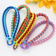 原创手工编织手机挂绳多巴胺彩色夹片绳防丢防摔车钥匙包包挂件