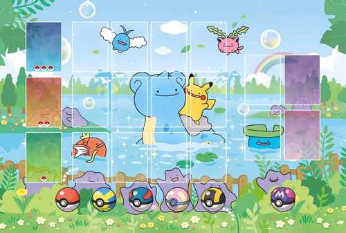 璀璨宝石宝可梦桌游卡垫游戏垫桌垫diy橡胶牌垫配件桌布playmat