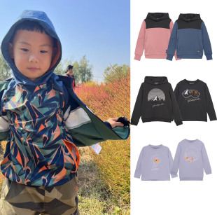 【针织套头衫帽衫】特价样品儿童速干透气亲肤打底中间保暖层秋衣