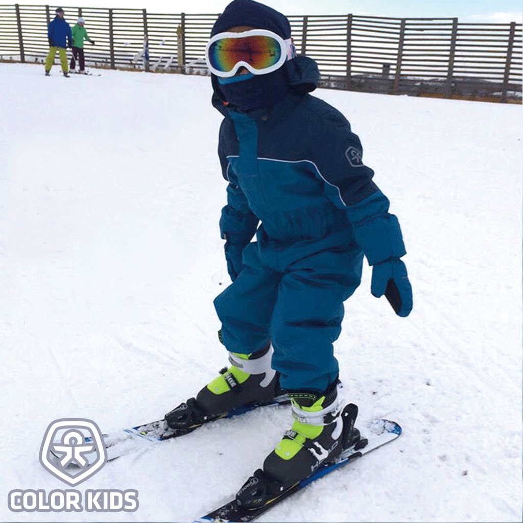 北欧正品儿童连体衣崇礼滑雪服防风防水热封冬季户外衣裤