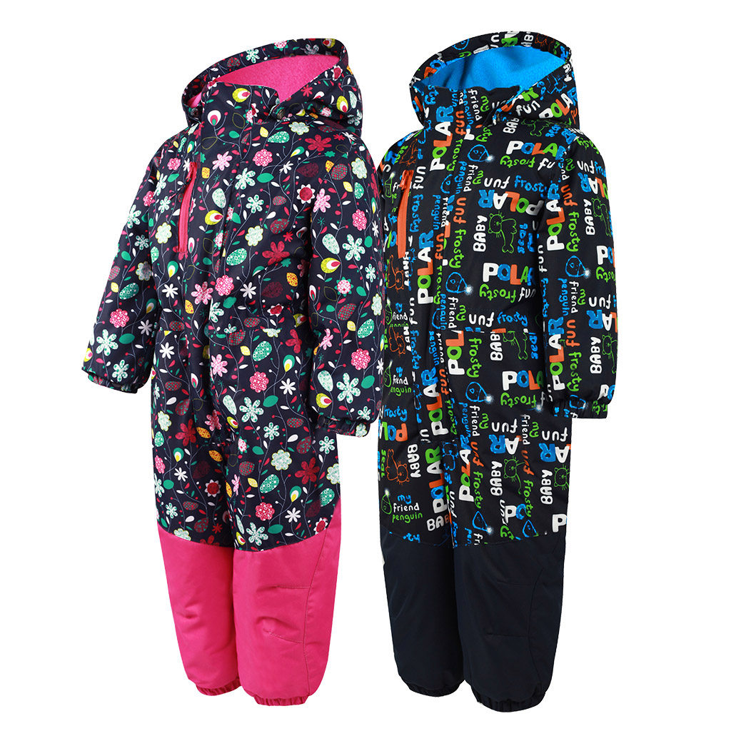 【厚连体服】3-6岁户外滑雪抗寒防水保暖防风防寒零下30度棉服