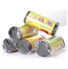 点断式垃圾袋黑色塑料袋 卷筒袋家用 一次性生活环保袋（20只装）