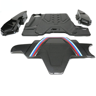 进去盖 引擎盖 适用于宝马F90 M5碳纤维发动机仓饰件电池盖