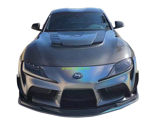 适用丰田汽车牛魔王Supra A90机盖改装碳纤维Varis开孔引擎盖机盖