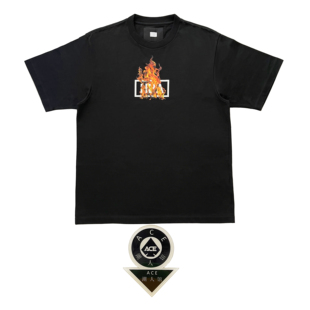 短袖 Logo基础款 22FW火焰Box 自主设计夏纯棉oversizeT恤 HBA