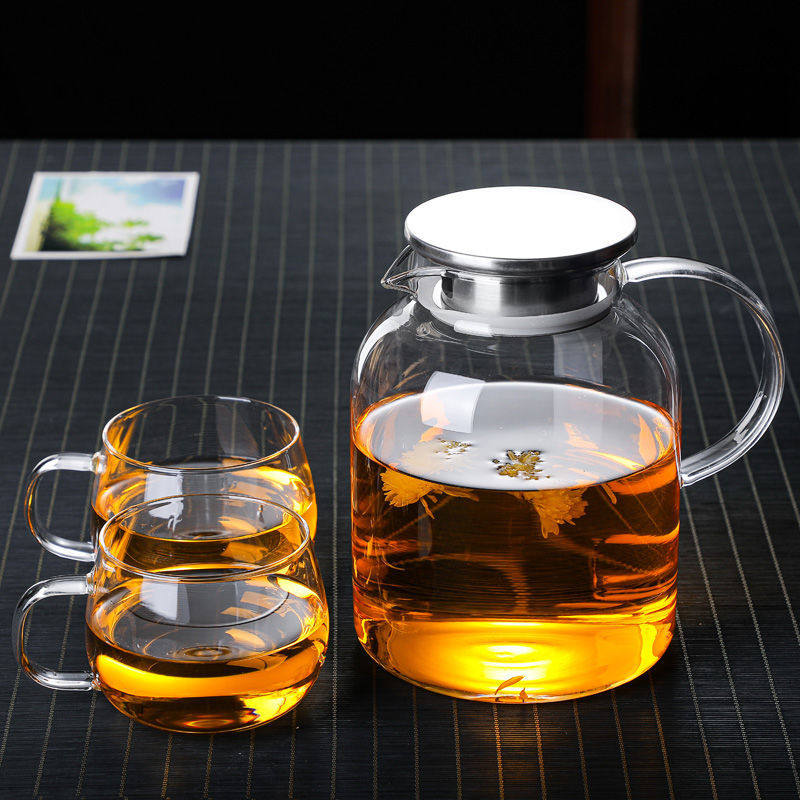 耐热玻璃小清新欧式冷水壶大口径