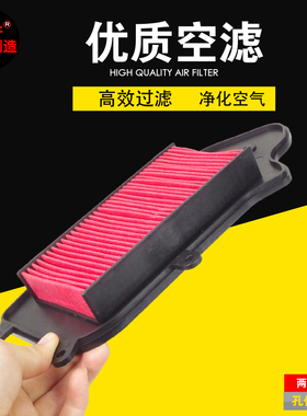 踏板摩托车空气滤芯适用望江UY五羊本田望龙TAN125防优越125滤芯