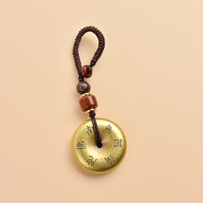 双面南无阿弥陀佛汽车挂件吊坠