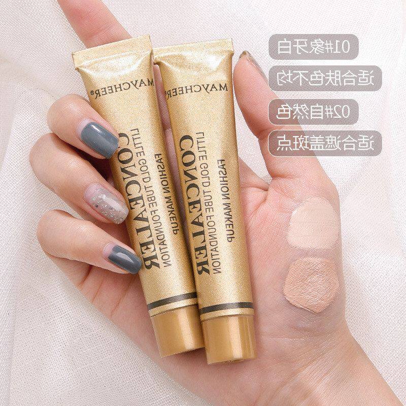美茜儿小金管遮瑕膏遮盖脸部斑点痘痘印黑眼圈纹身疤痕巨遮瑕强力