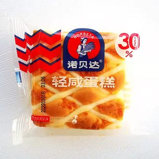 诺贝达轻咸蛋糕肉松轻乳味海盐芝士焗蛋糕整箱4斤儿童早餐点心