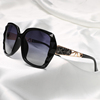 2025新款潮偏光墨镜女士圆脸韩版网红太阳镜复古防紫外线近视眼镜