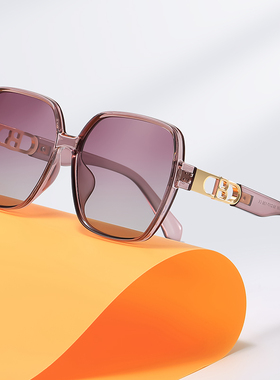 太阳眼镜女防紫外线高级感2025新款偏光镜方圆脸大框显瘦百搭墨镜