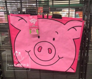 现货英国MS玛莎marks spencer小猪percy pig佩西购物袋环保袋