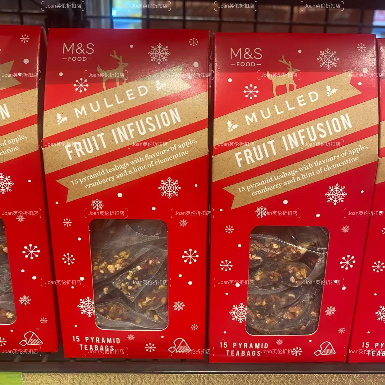 英国MS玛莎圣诞香料果茶包IF FESTIVE MULLED FRUIT INFUSION TEA