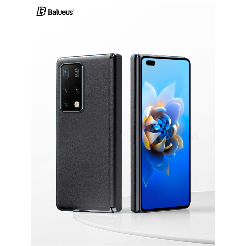 适用华为matex2手机壳x2折叠屏mate x2典藏版新款真皮保护套磁吸中轴铰链全包防摔素皮外壳男款女款