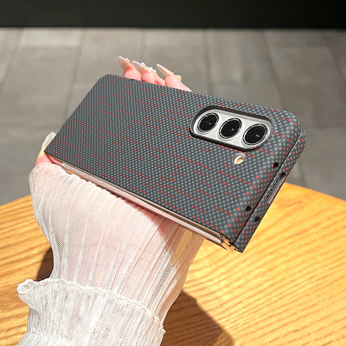 适用于三星zfold6折叠屏手机壳Galaxy Z Fold7新款w25超薄碳纤维纹w24保护套全包fold5高档防摔男女外壳