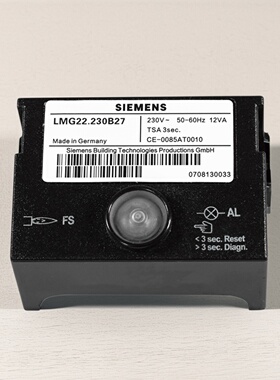 LMG21.230B27燃气燃烧机程序控制器燃油锅炉燃烧控制盒燃烧器配件