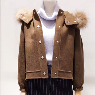 Bouthentique品牌女装2017冬专柜正品呢料外套217411E1M90-3998