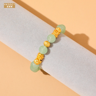 XKDDCT新款 手串一件批手饰全新混合材 玉石手链男威猛庄严新中式
