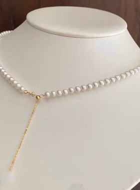 XKDDCT新款纯银AAA淡水珍珠项链