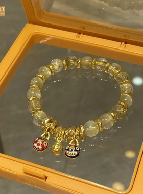 XKDDCT新款三口一家兽盘缠手链