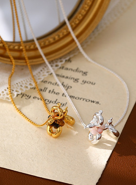 XKDDCT新款真金电镀小狗国风轻奢